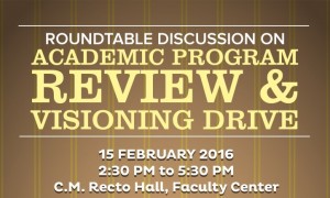 Balangkas: Roundtable Discussion on Academic Program Review and Visioning Drive