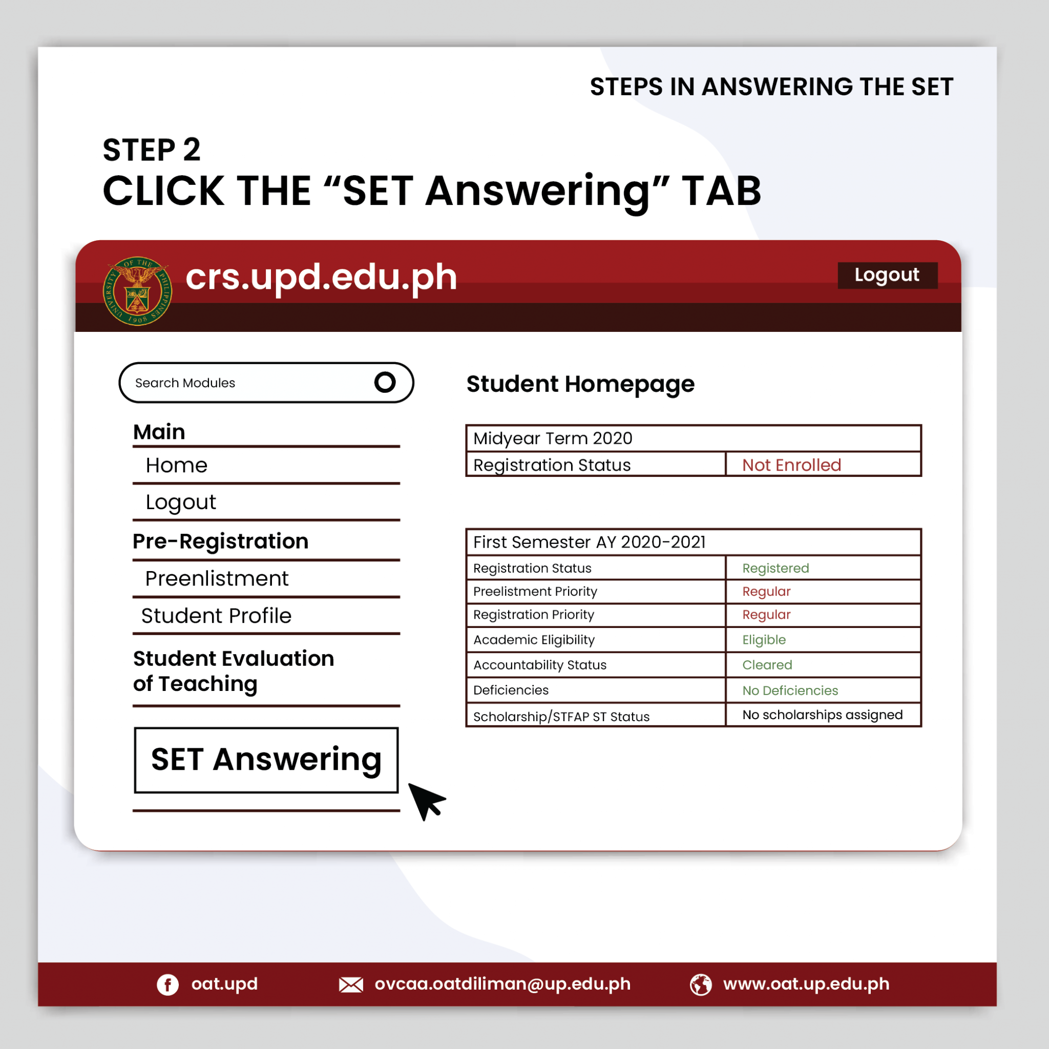 Student Evaluation of Teaching (SET) – Office for the Advancement of ...