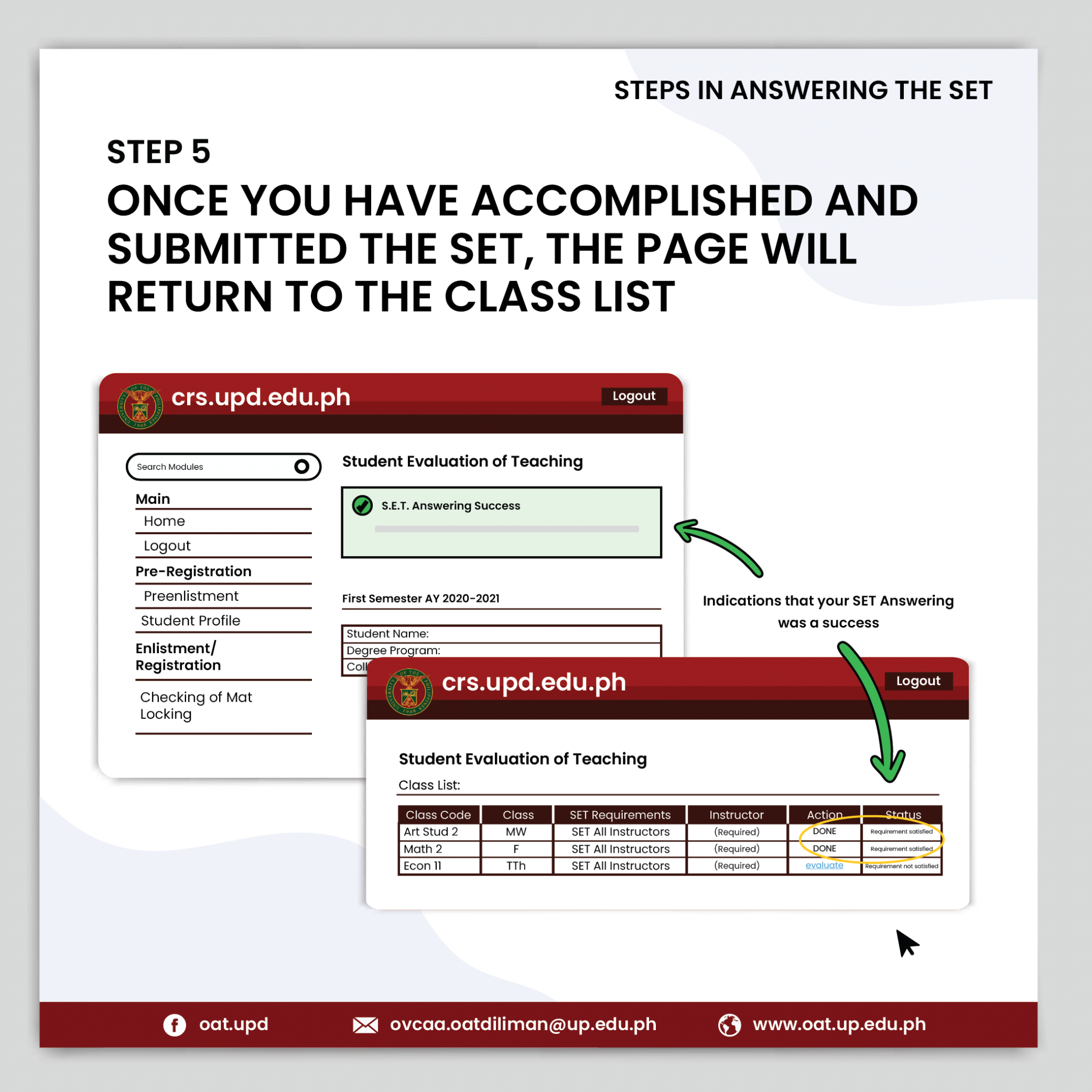 Student Evaluation of Teaching (SET) – Office for the Advancement of ...