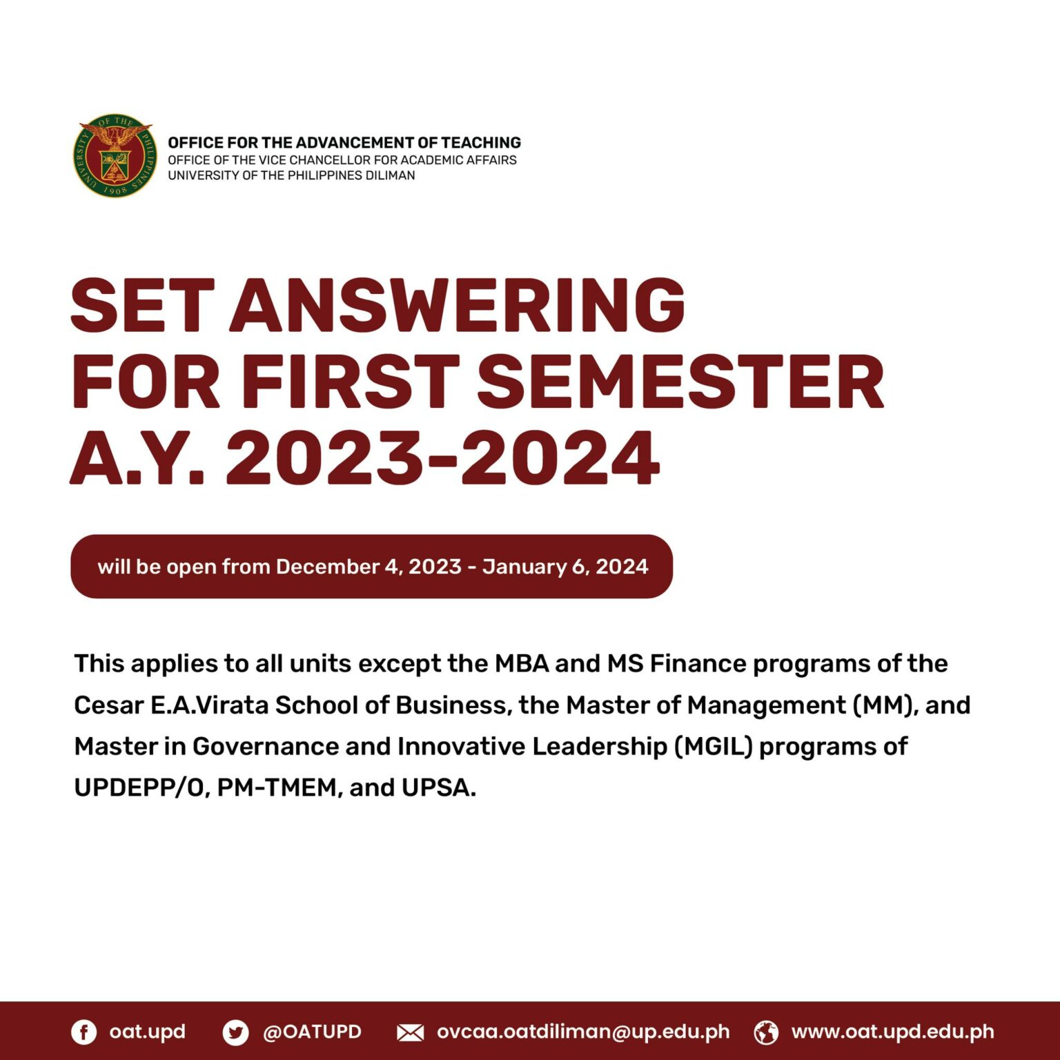 SET ANSWERING FOR FIRST SEMESTER A Y 2023 2024 Office For The   406273394 648359464142161 4947673492260254168 N 1536x1536 