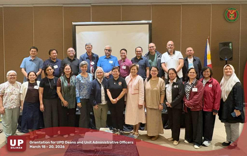 Orientation for UPD Deans and Unit Administrative Officers – Office for ...